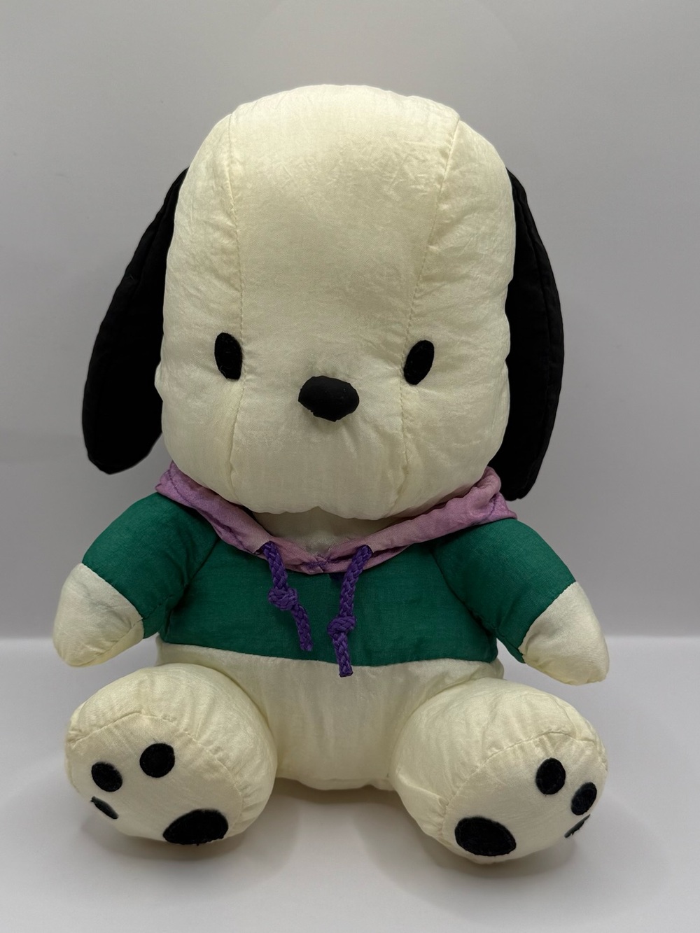 Vintage Sanrio Pochacco Nylon Plush Hello Kitty 1989, 1966
